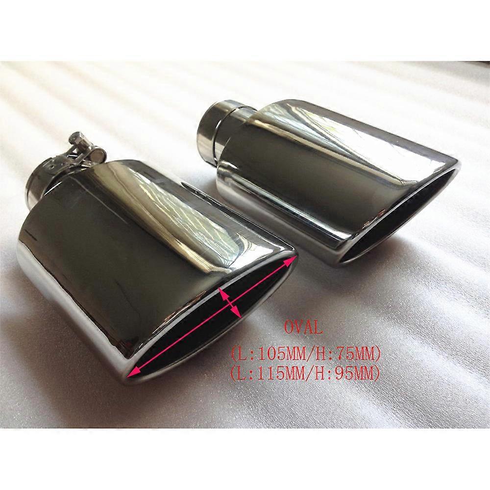 Ellipse Stainless steel vehicle refitting universal general muffler tail throat Car modification