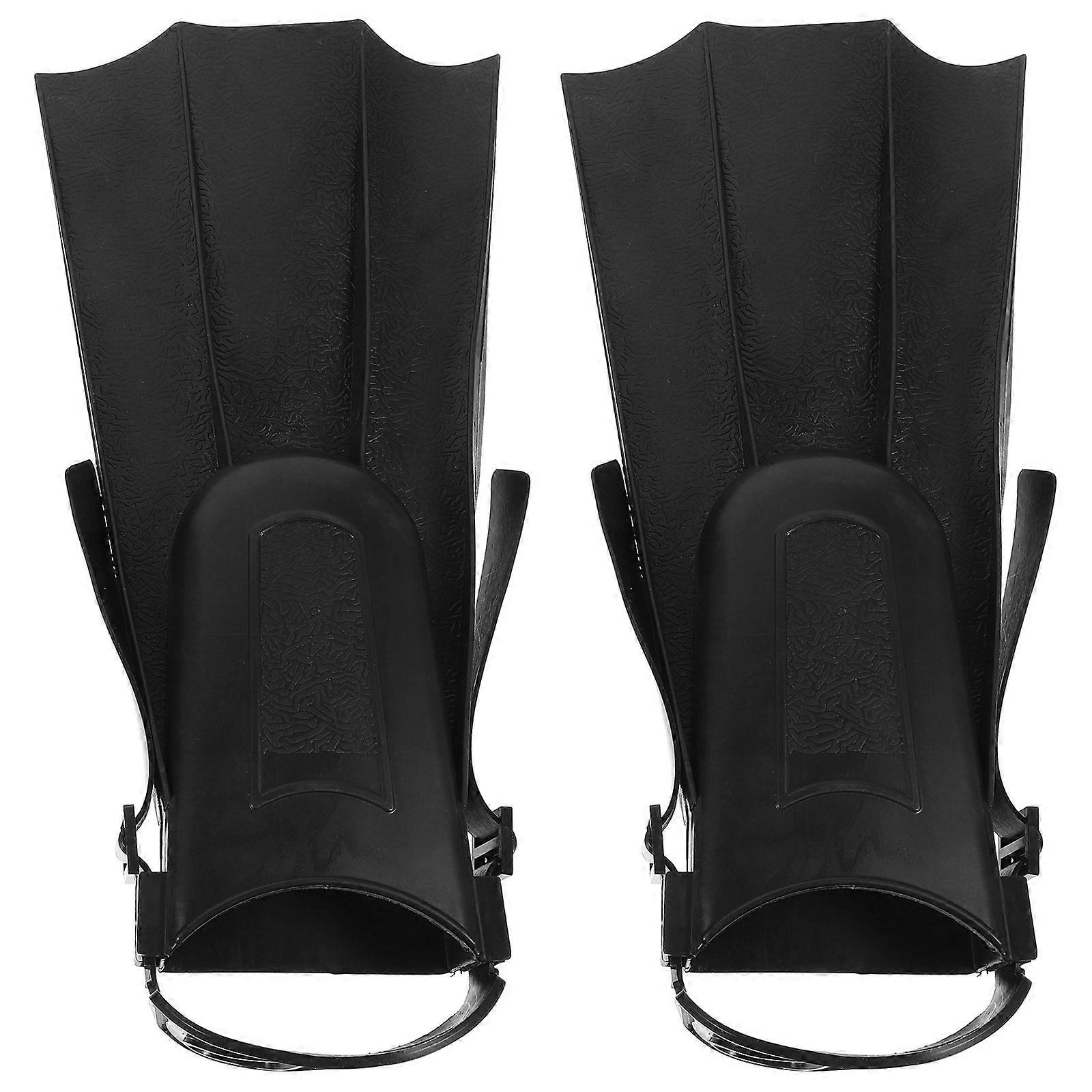 1 Pair Practical Swimming Flippers Swimming Training Flippers Snorkeling Gear For Teenager