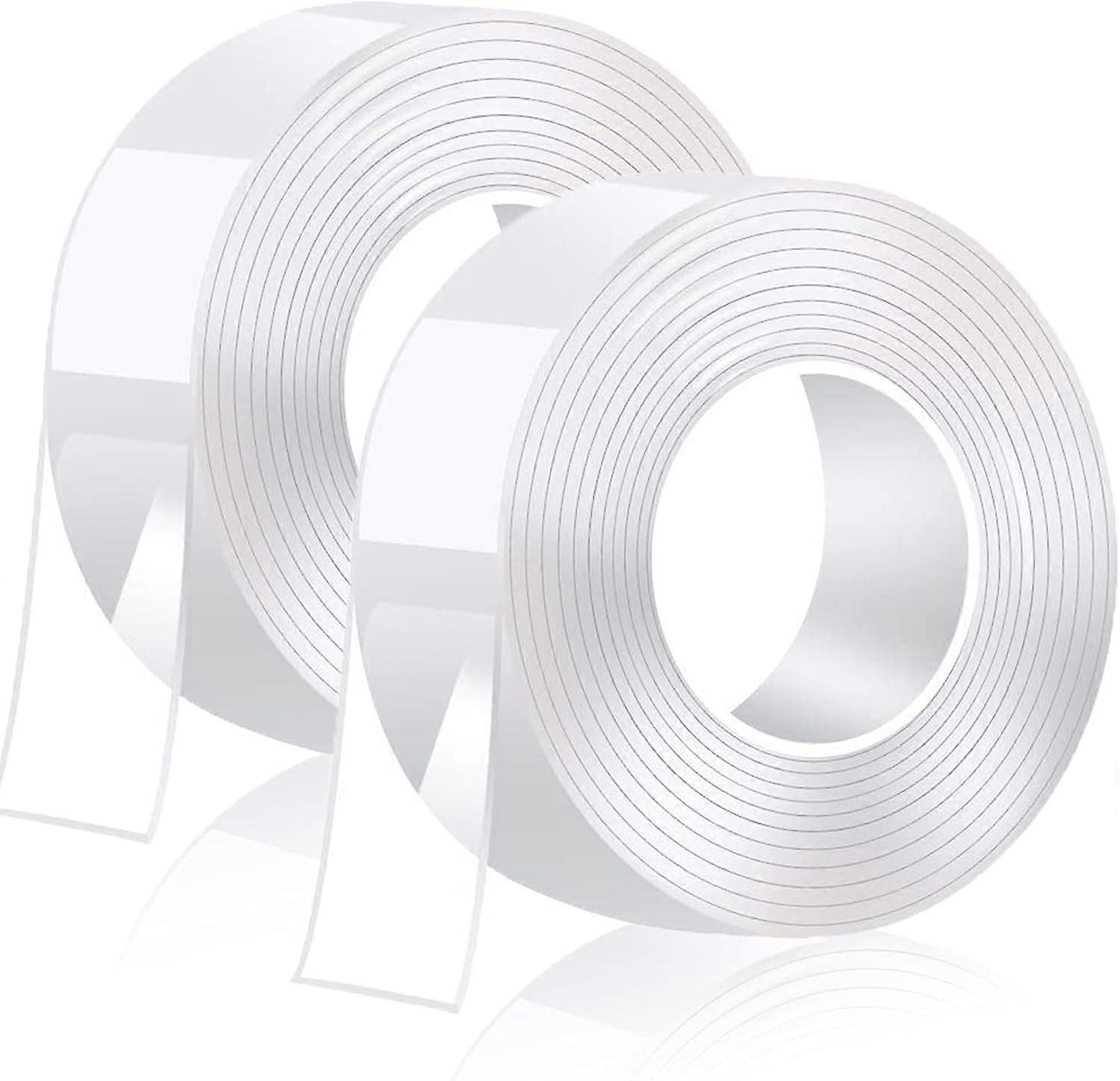 10M Double Sided Extra Strong Transparent Traceless Nano Tape Powerful, Removable, Washable, Reusable Double-Sided Gel Tape for Carpet, Home, Kitchen,