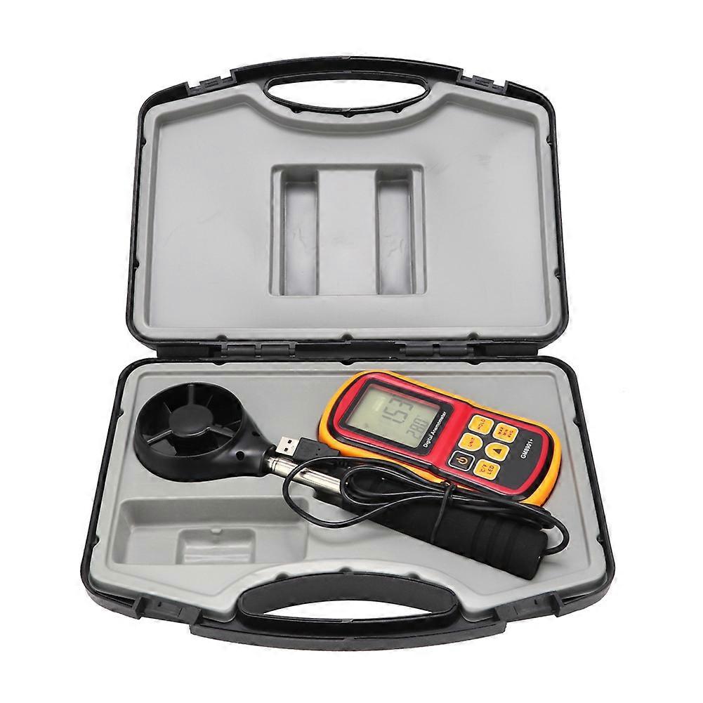 GM8901+ Handheld High Precision Digital Anemometer Wind Speed Meter with HD Display Screen