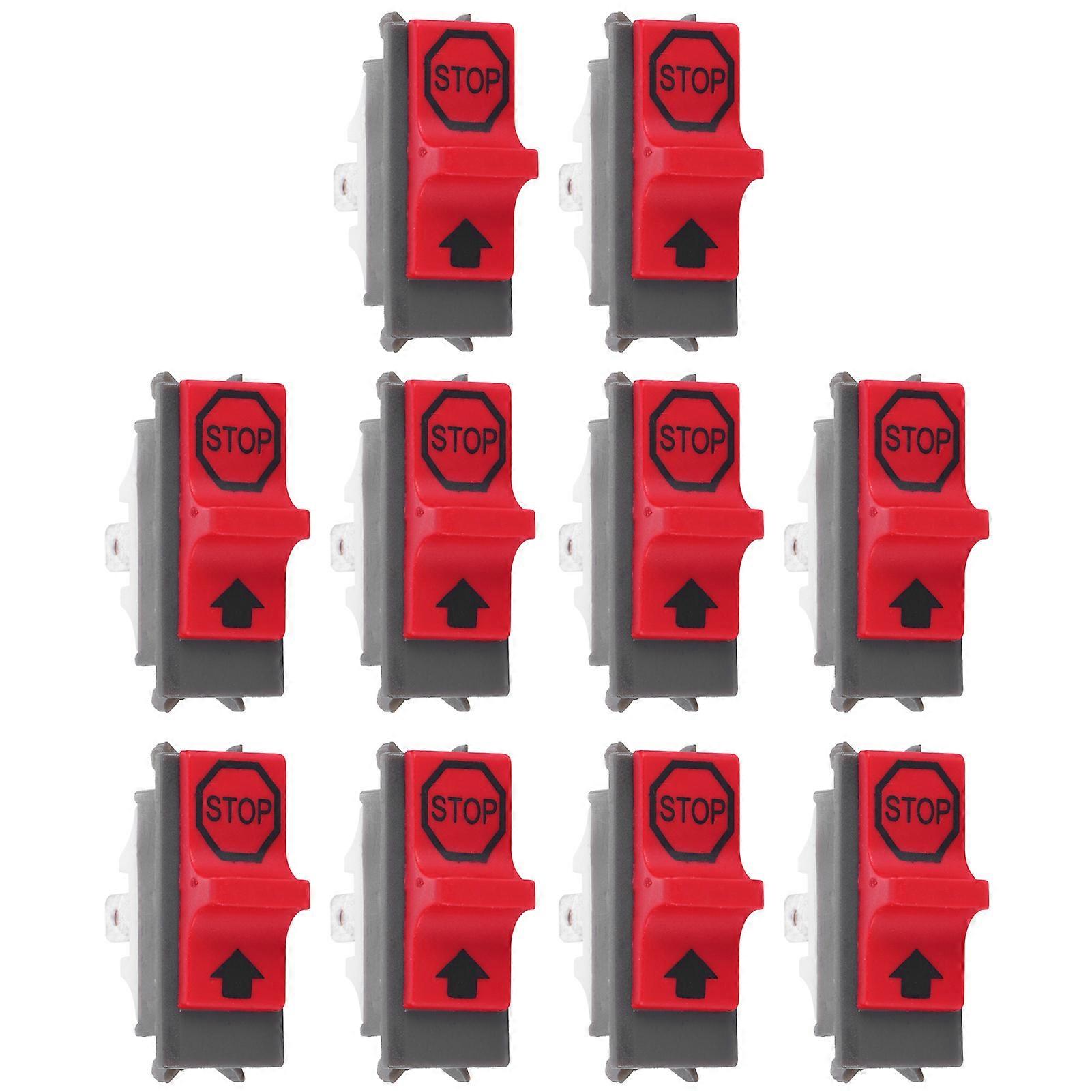 10Pcs On Off Stop Switch for Husqvarna 137 142 36 41 42 136 50 51 55 61 141 266 268 272 281 288 NO.3680