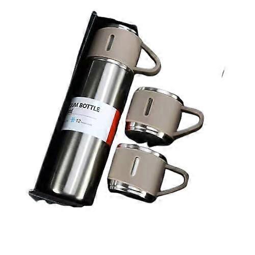 1pc ספל תרמי עסקי, ערכת מתנה מפלדת אל-חלד 304, תה מנירוסטה, מים מנירוסטה שכבה כפולה לרכב