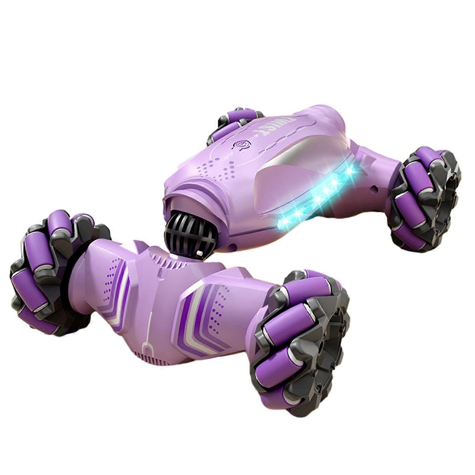 Hot Remote Control Car Car Model Kit 2.4G Remote Control Car, Remote Control Stunt Car, With Lights Remote Control Distorted Car, Rechargeable Remote 