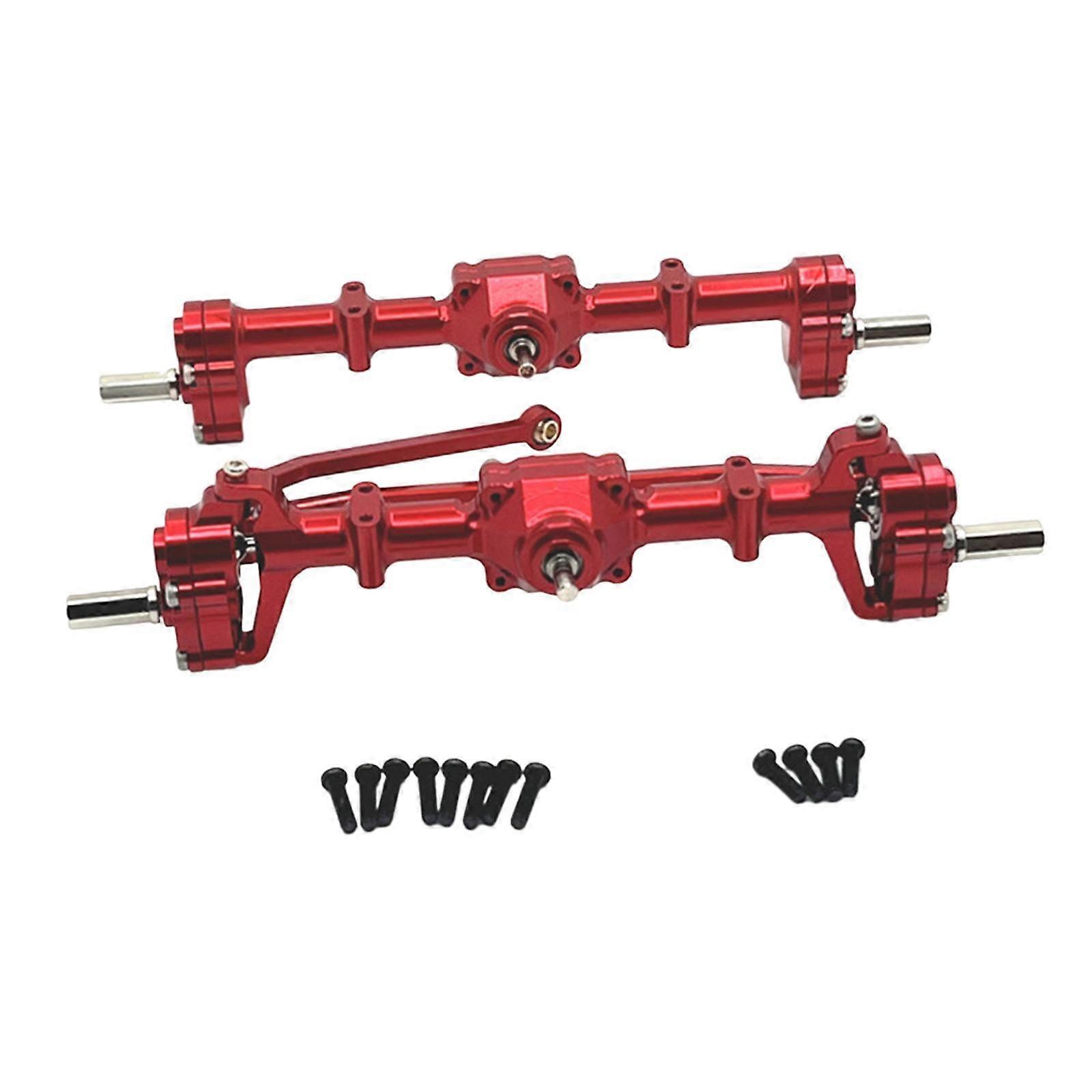 Front Rear Axle Housing RC Accessory for MN78 1/12 RC Car Remotes Control Car Red