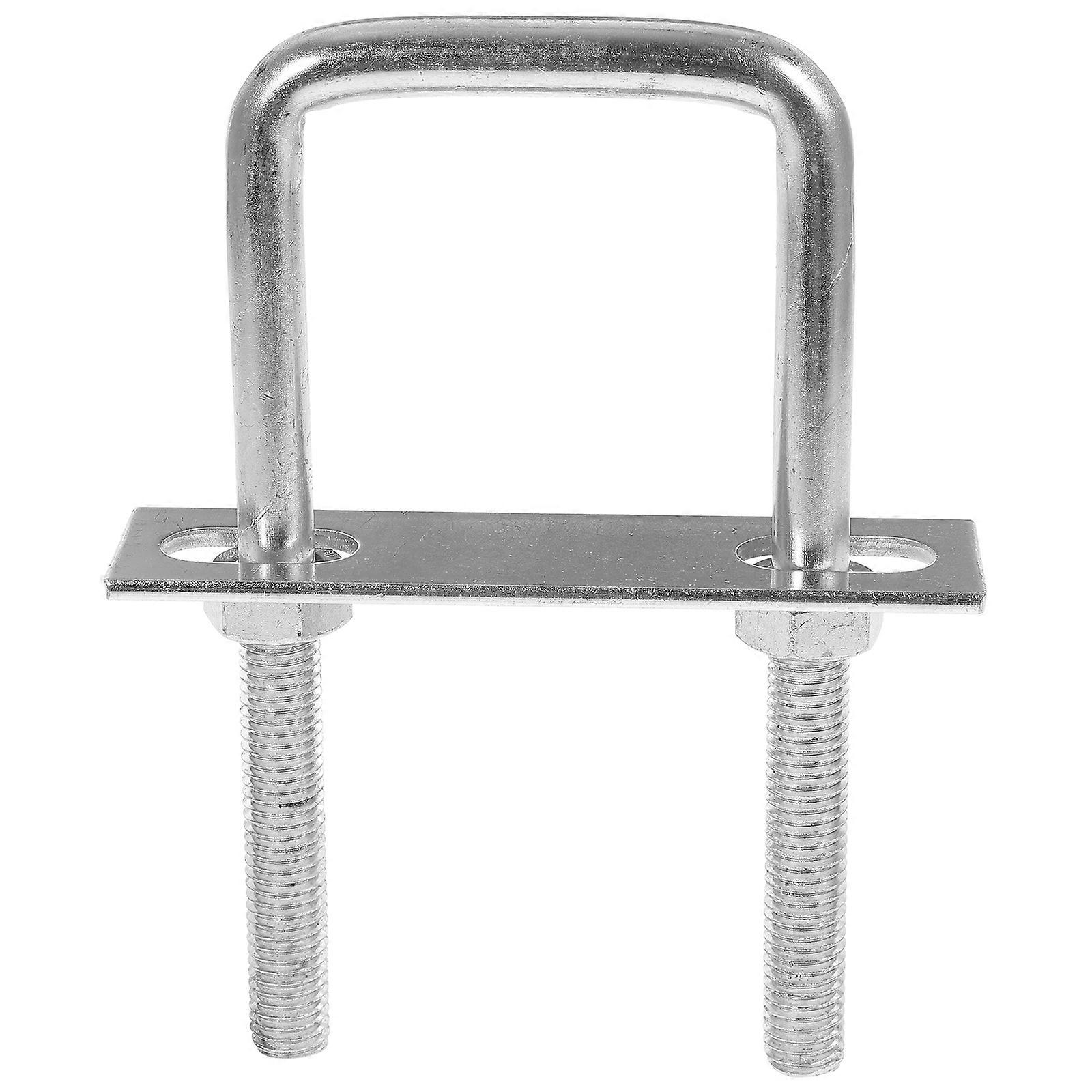 Square U Bolt Galvanized Steel U Shape Bolt Hardware For Boat Trailer Pipe