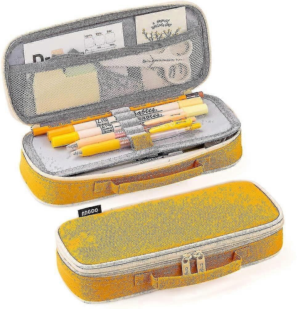 Medium Capacity Pencil Bag With Zippers