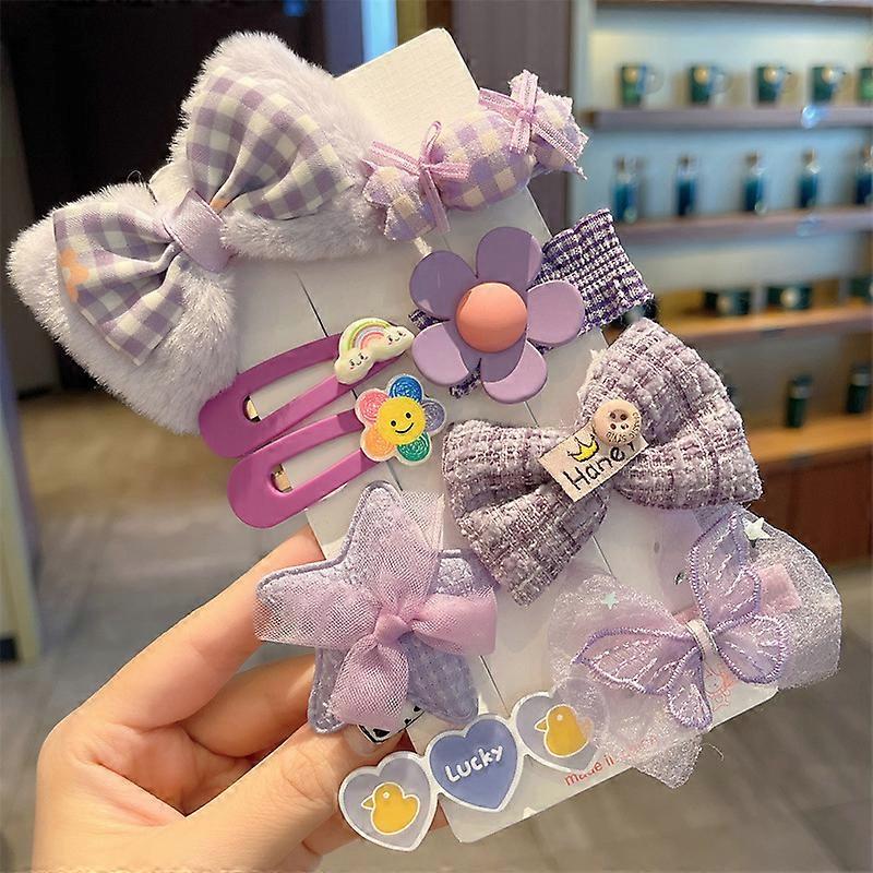 Children's Plush Hair Clip Autumn and Winter Little Girls' Side Barrettes Cute Girls' Baby Headwear 2022 New Hairpins