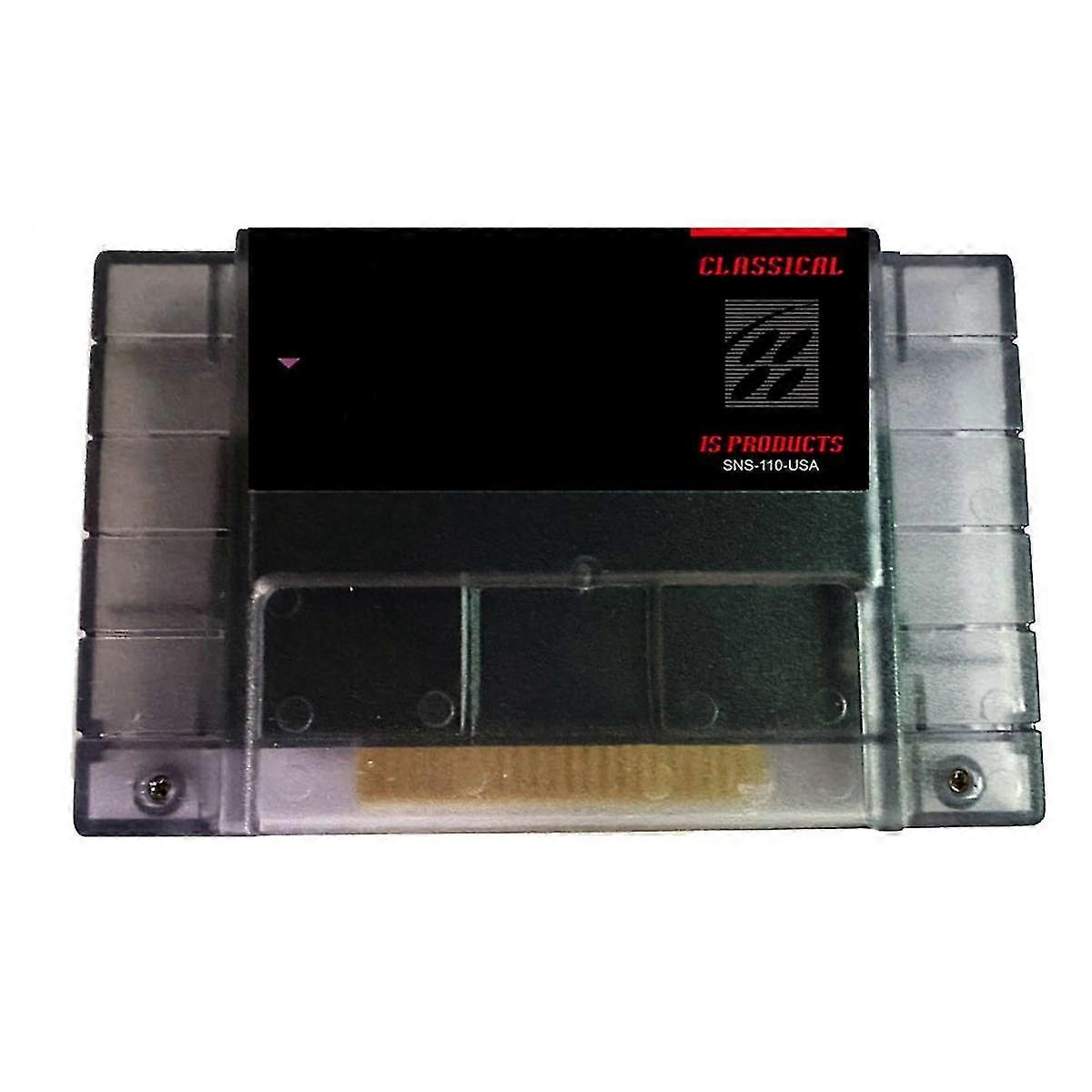For SNES 110-IN-1 Game Super 110-In-1 Game Card for SNES Game Console Family Fun for Children,F