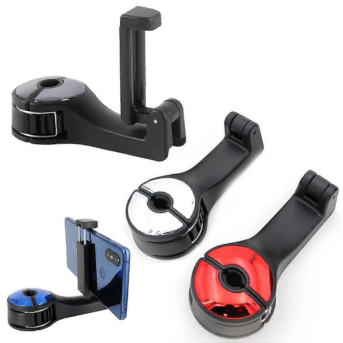 Car Headrest Hidden Hook 2 in 1, Car Seat Hook 2 in 1, Handbag, Fabric Hidden Hook Universal Multifunctional Car Vehicle Back -D
