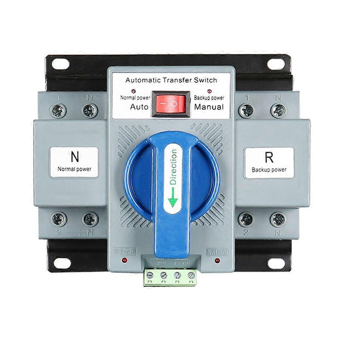 2P 63A 230V MCB Type Automatic Transfer Switch Rated Voltage 230V Rated Frequency 50/60Hz
