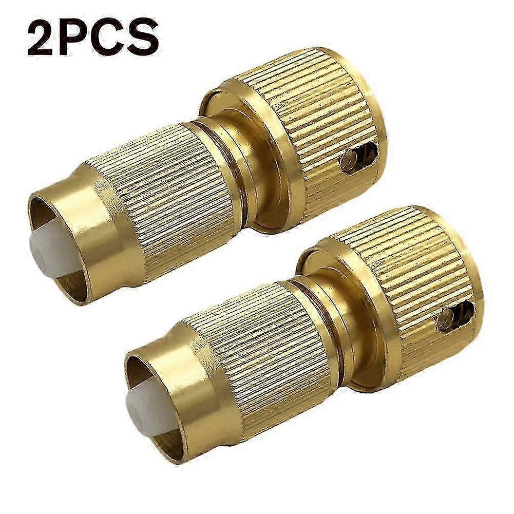 Aluminum Alloy Quick Connector Threaded Brass Garden Hose Coupling For Irrigation System Garden Tap Water Pipe Quick Coupling