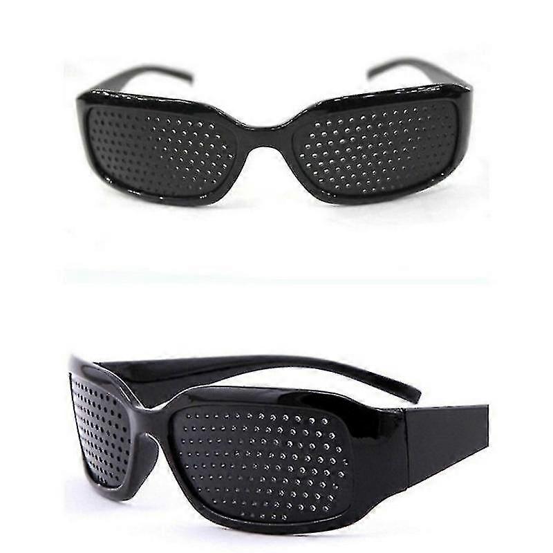 Masque Lunettes de soleil Lunettes à trou d’épingle Soins de la vue Améliorer la vision Yeux Exercice Grille dioptrique Outil de correction de la vision