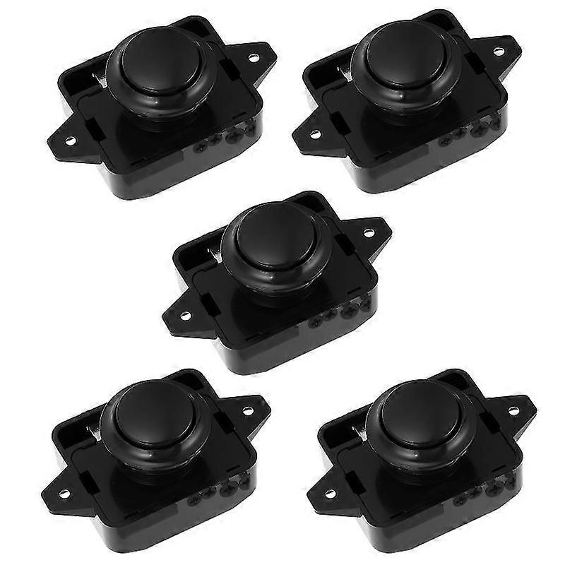 5pcs Push Button Latches Cabinet Door Catch Lock For Caravan Motorhome Camper