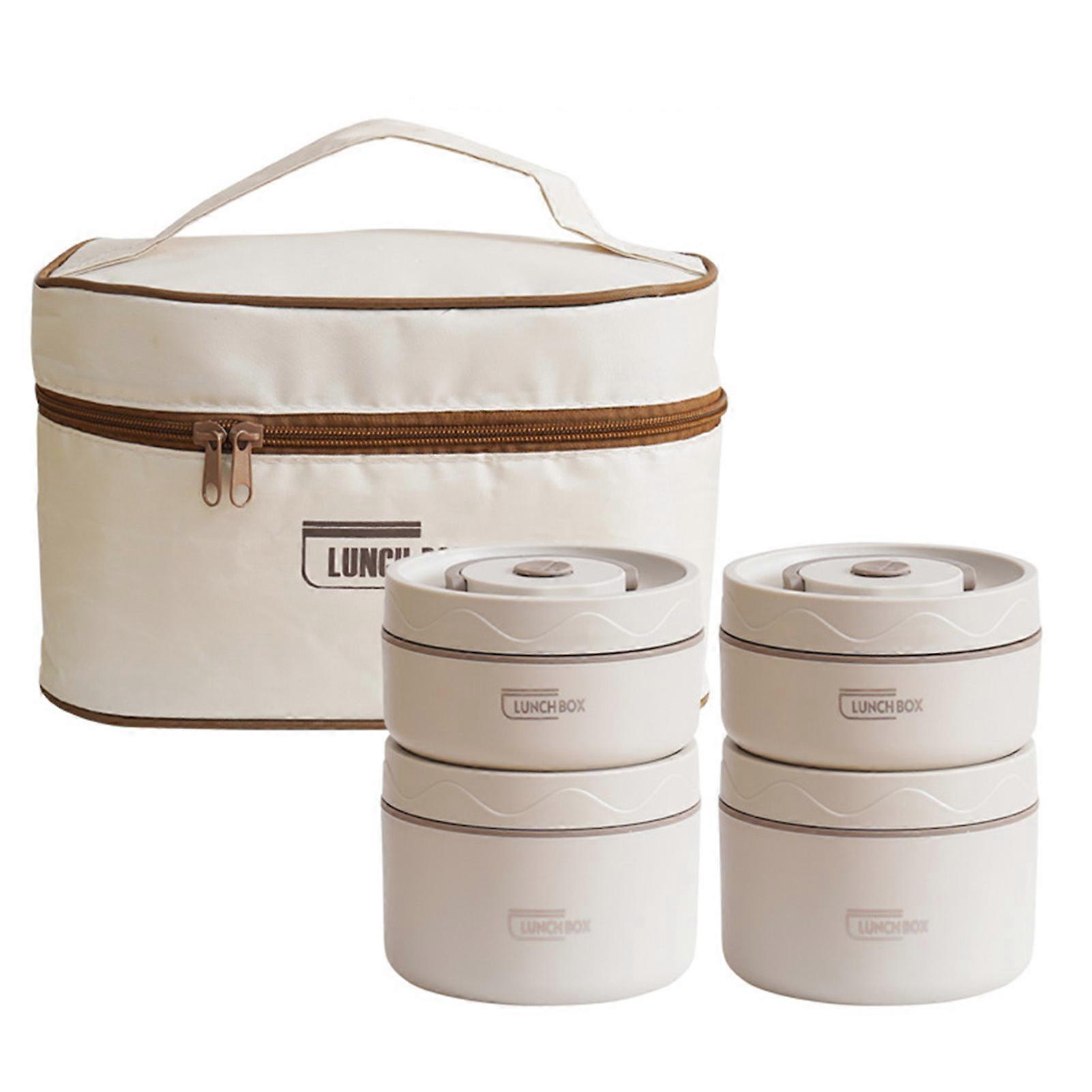 Stainless Steel Bento Lunch Box Food-grade Bento Box with Storage Bag for Outdooe Hiking Picnic