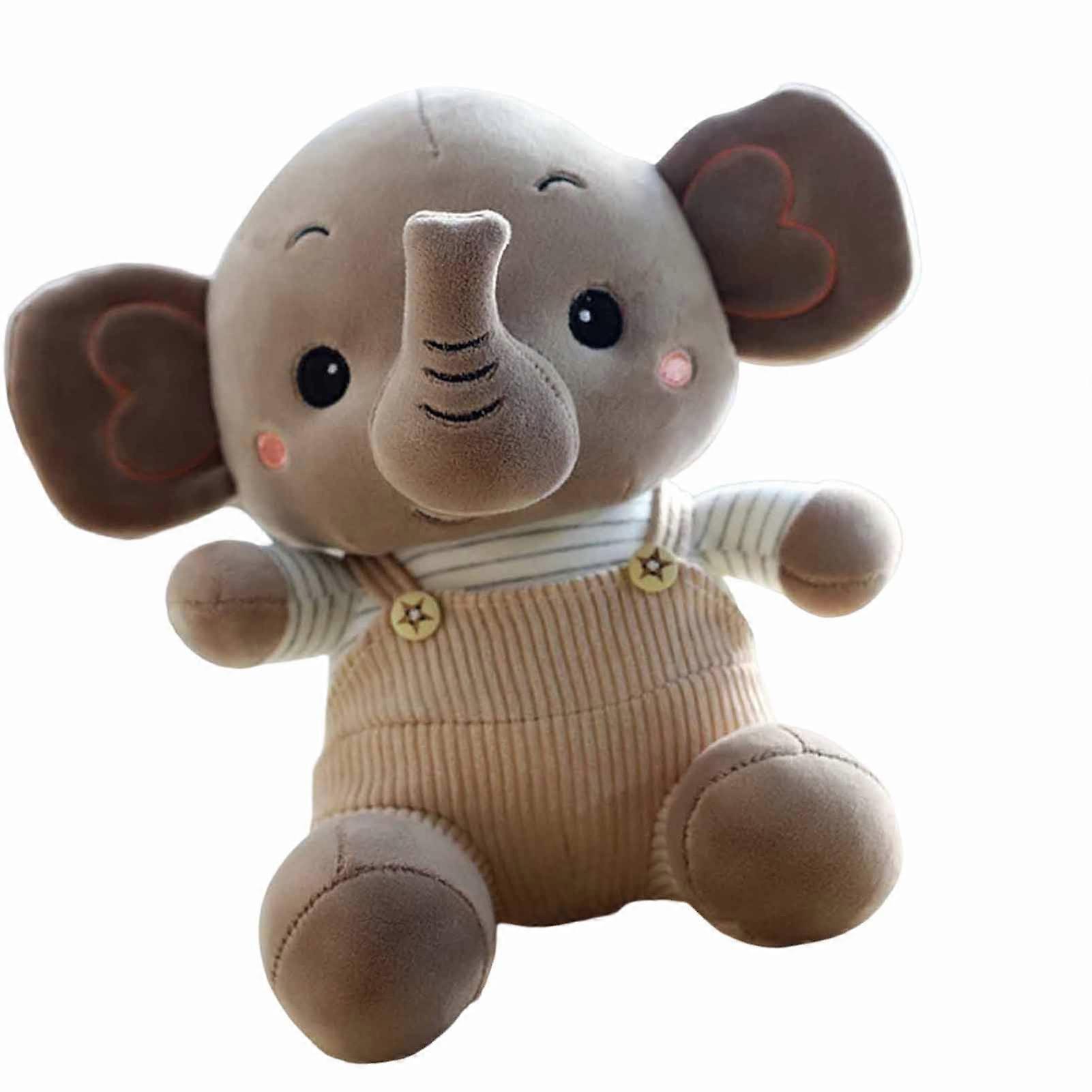 Cartoon Elephant Stuffed Plush Toy Creative Cute Simulation Stuffed Toy for Adults Kids Boys and Girls