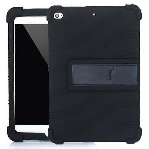 For iPad mini 5 / 4 Tablet PC Silicone Protective Case with Invisible Bracket