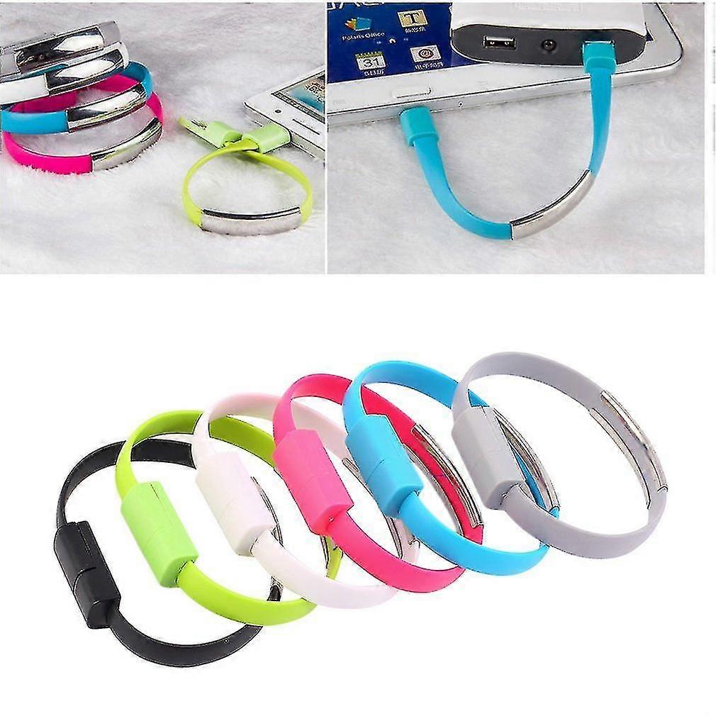 Soft Wrist Micro Usb 2.0 Cable Blet Data Charging Line For Android