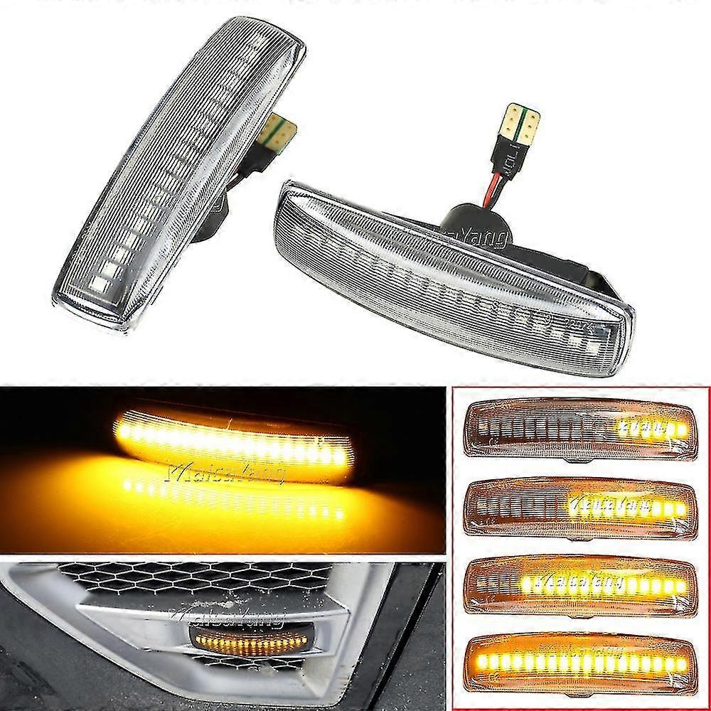 2pcs Led Sequential Turn Signal S Side Er Lamp For Land Rover Ran Rover Sport 3 4 Lander 2