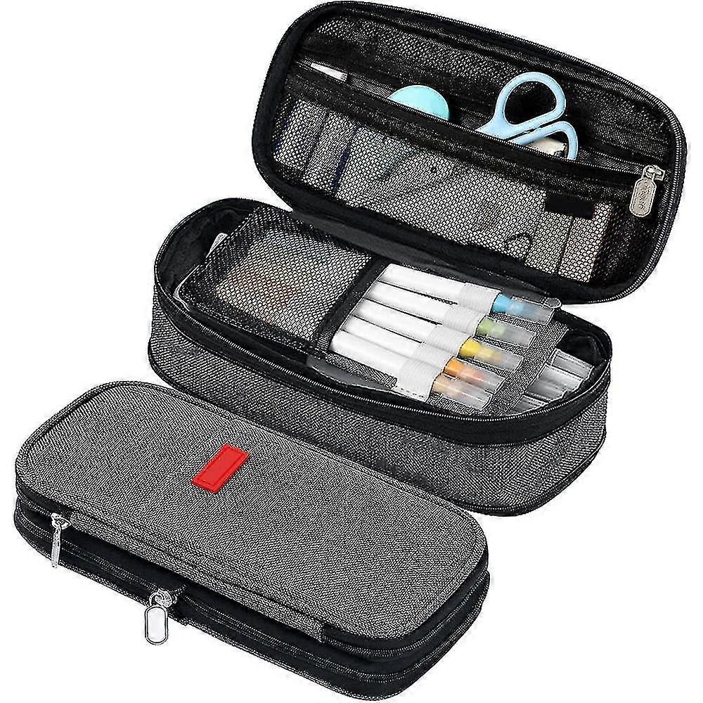 كبير قلم رصاص حالة قلم رصاص الحقيبة يمكن توسيع حقيبة قلم رصاص حقيبة تخزين كبيرة الجمالية قلم رصاص القضية