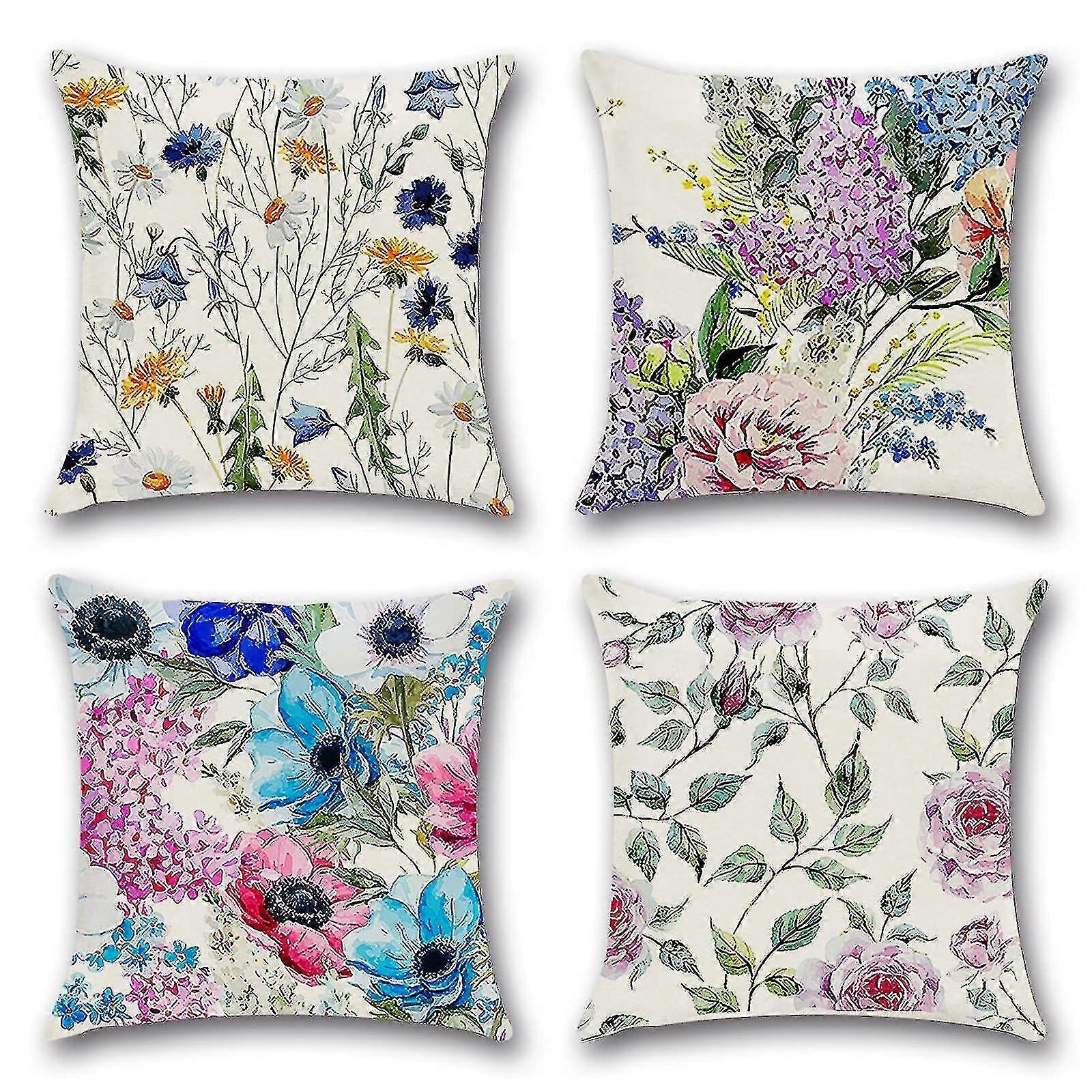 Set of 4 Pillow Covers