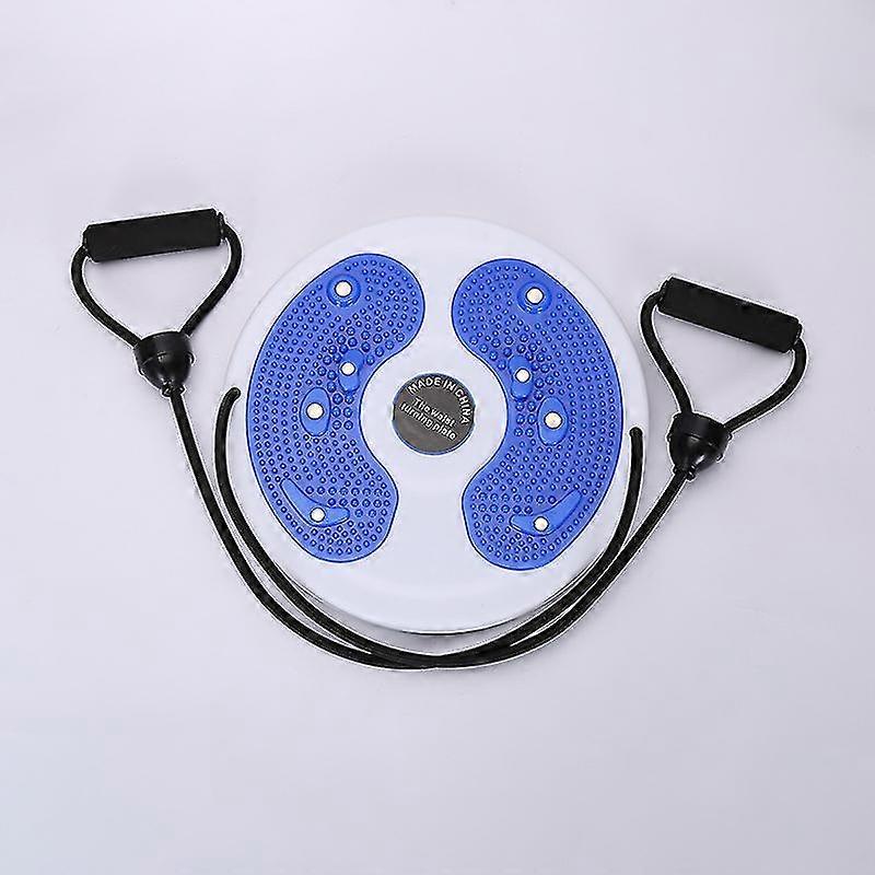 Twist Waist Disc With Pull Rope, Twist Waist Disc, Wobble Balance Board Wriggling Plate For Fitness And Movement Exercises Blue