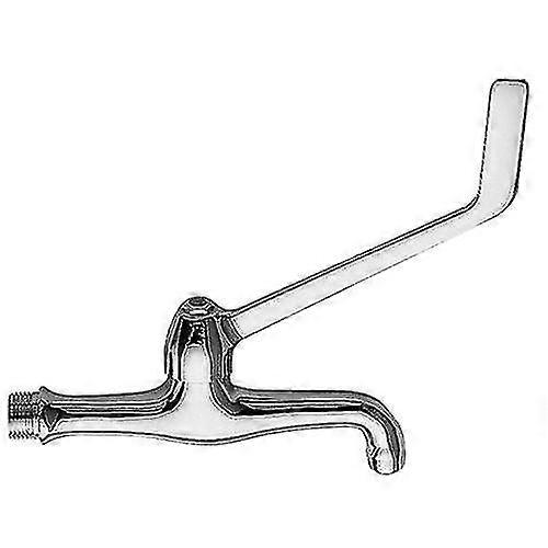 Chrome Plated Brass Wall Mounted Tap Disabled Mobility Easy Usable Long Lever