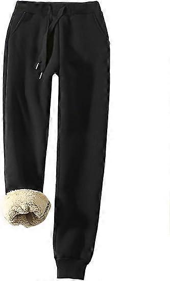 Women's Warm Sherpa Lined Athletic Sweatpants Jogger Fleece PantsSizeXXL