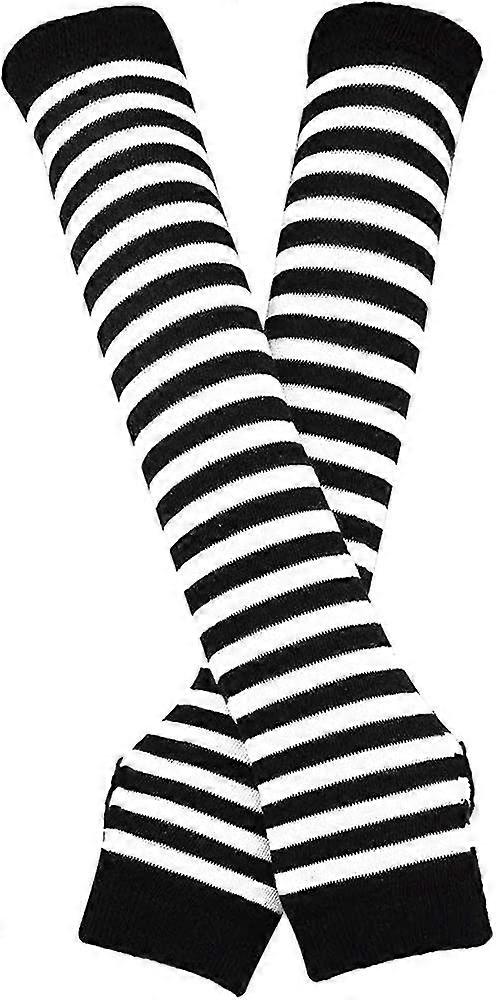 Gothic Long Arm Warmer Fingerless Gloves