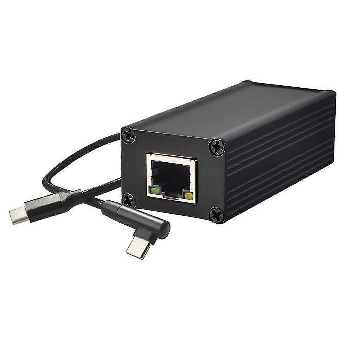 Alimentatore POE Scheda di rete da POE a USB-C Scheda di rete POE 5V 9V Adaptive USB-C Netwo