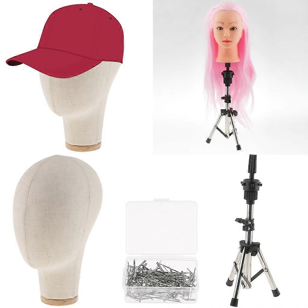 Beige Block Mannequin Toupiee Display Manikin Modèle Perruque Fabrication