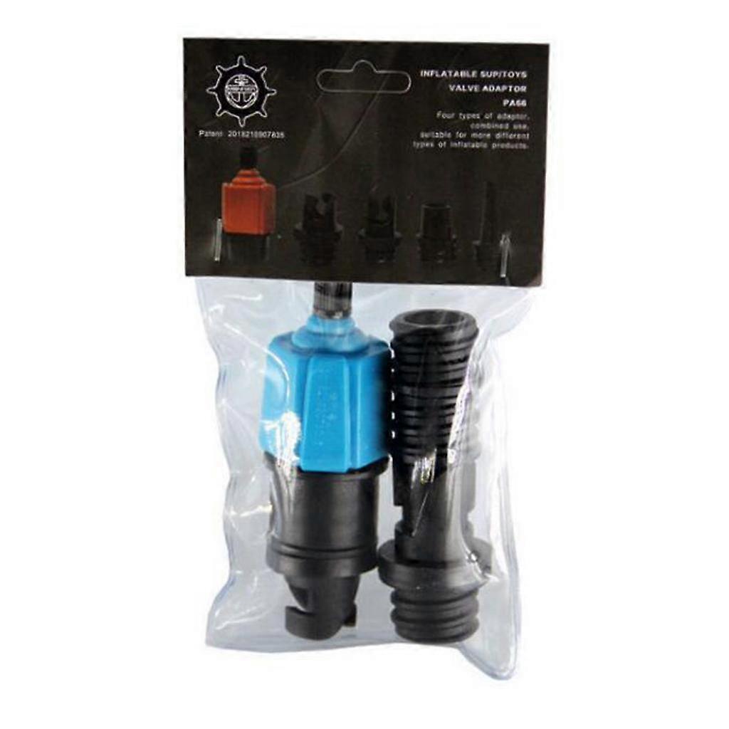 2x Inflatable Boat Kayak Pump Adapter Air Valve Adapter Nozzle for Mattress Swimming