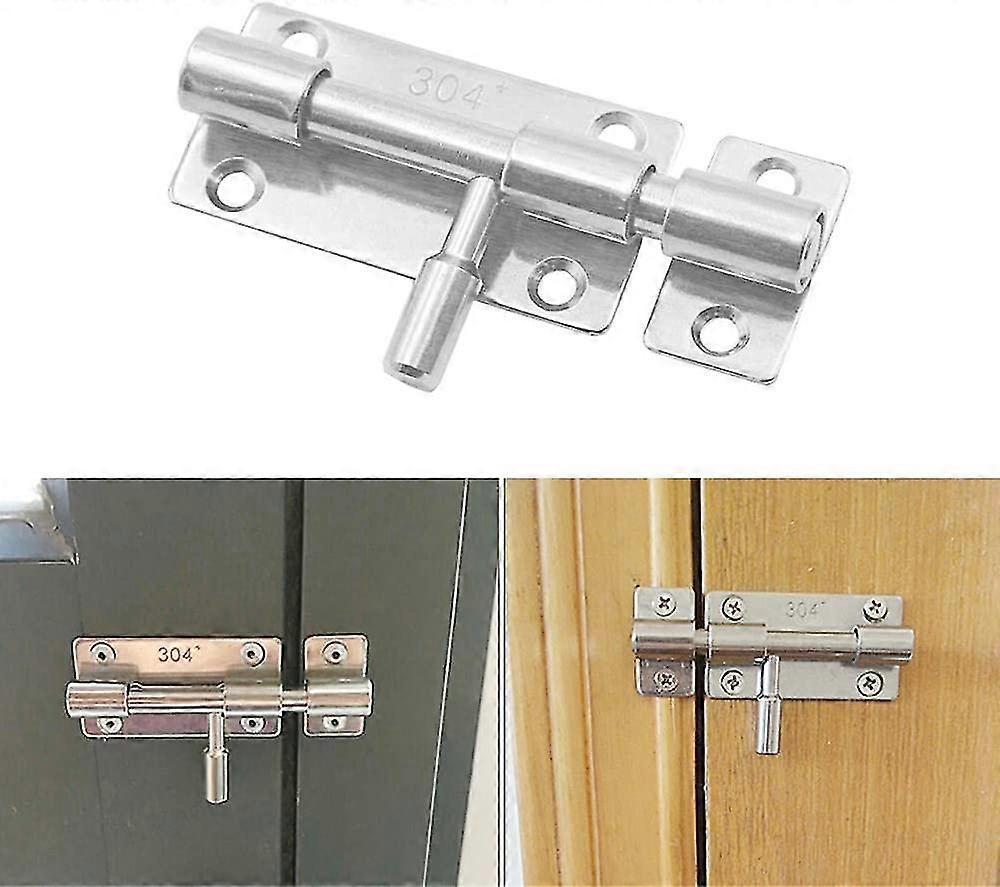 304 Stainless Steel Stall Lock Or Latch Padlock Latch Padlock Latch Sliding Gate Latch Toilet Latch