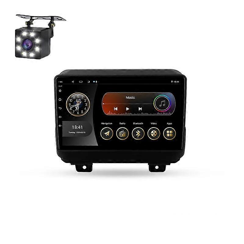 For Jeep Wrangler 4 JL 2018-2019 Car Radio Multimedia Video Player Carplay Navigation