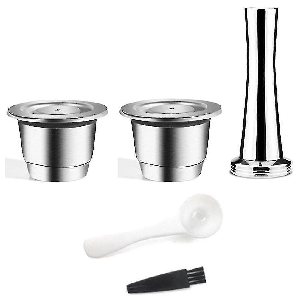 Påfyllbar kapsel Rustfritt stål Kaffefilter Espresso Pods