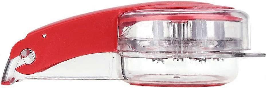 Removal Tool Handheld Kitchen Household Grape Cherry Remover (Red) (1pcs)