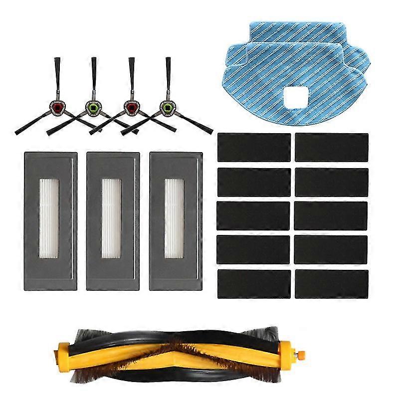 For Ecovacs Deebot Ozmo 930, Main Side Brush, Hepa Filter, Rag Mop