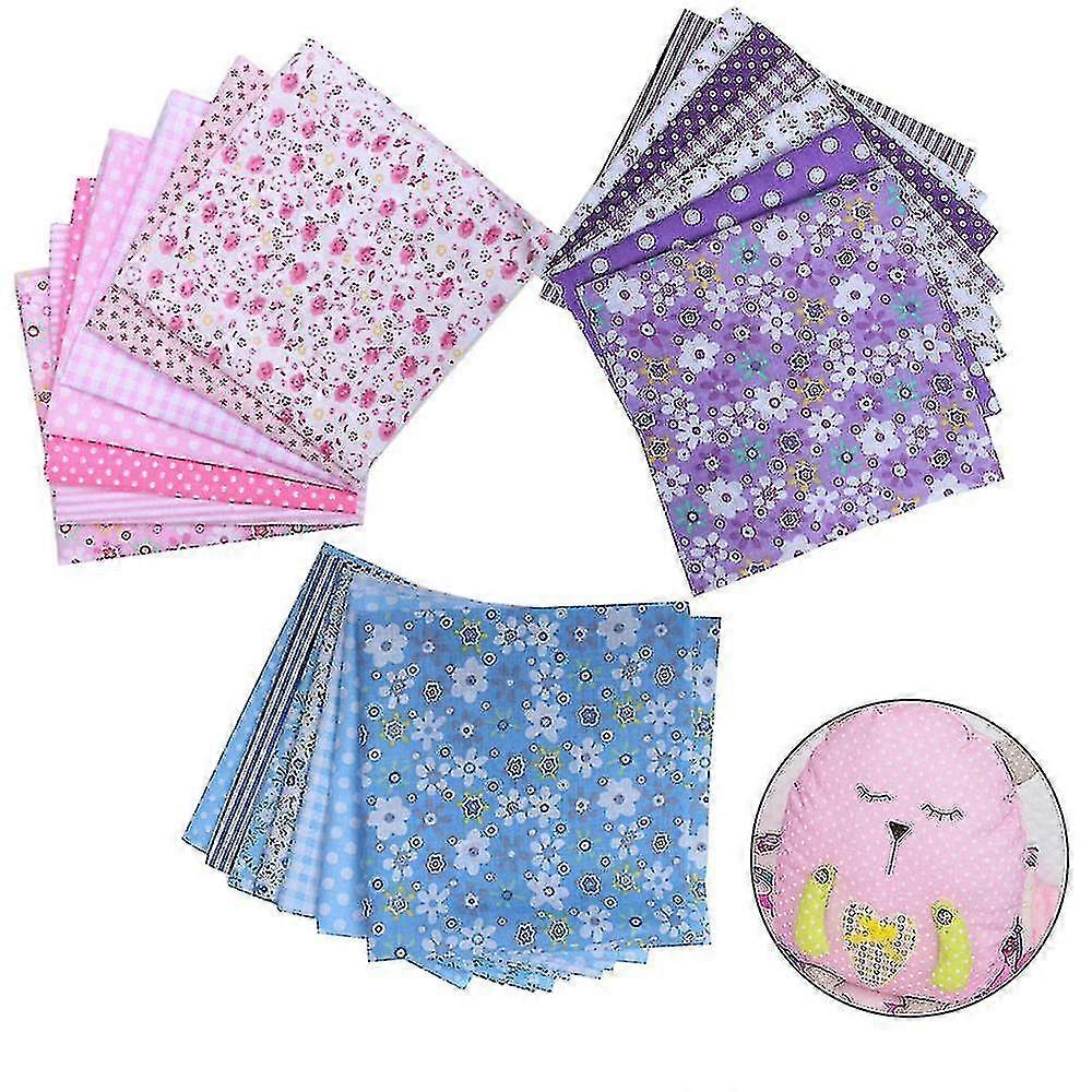 Packung mit 28 Stoffresten Baumwolle, Baumwollstoff, Patchwork