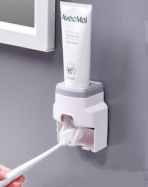 Automatic  Bathroom Supplies Toothpaste Squeezer Toothbrush Holder