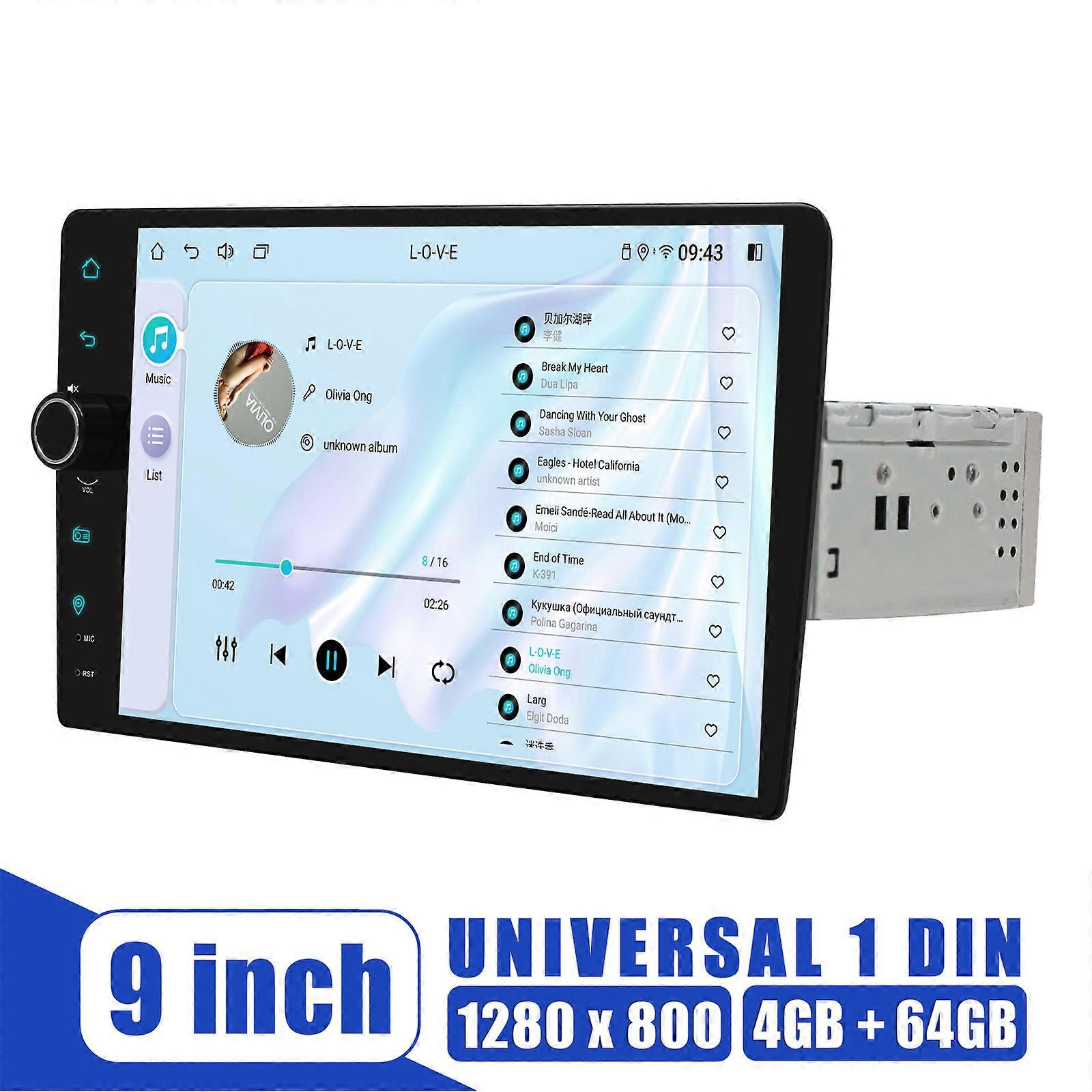 JOYING New 10.1" 8G 128G Android 12 Car Intelligent System Car Stereo Radio Universal Head Unit With Knob AR Camera Display