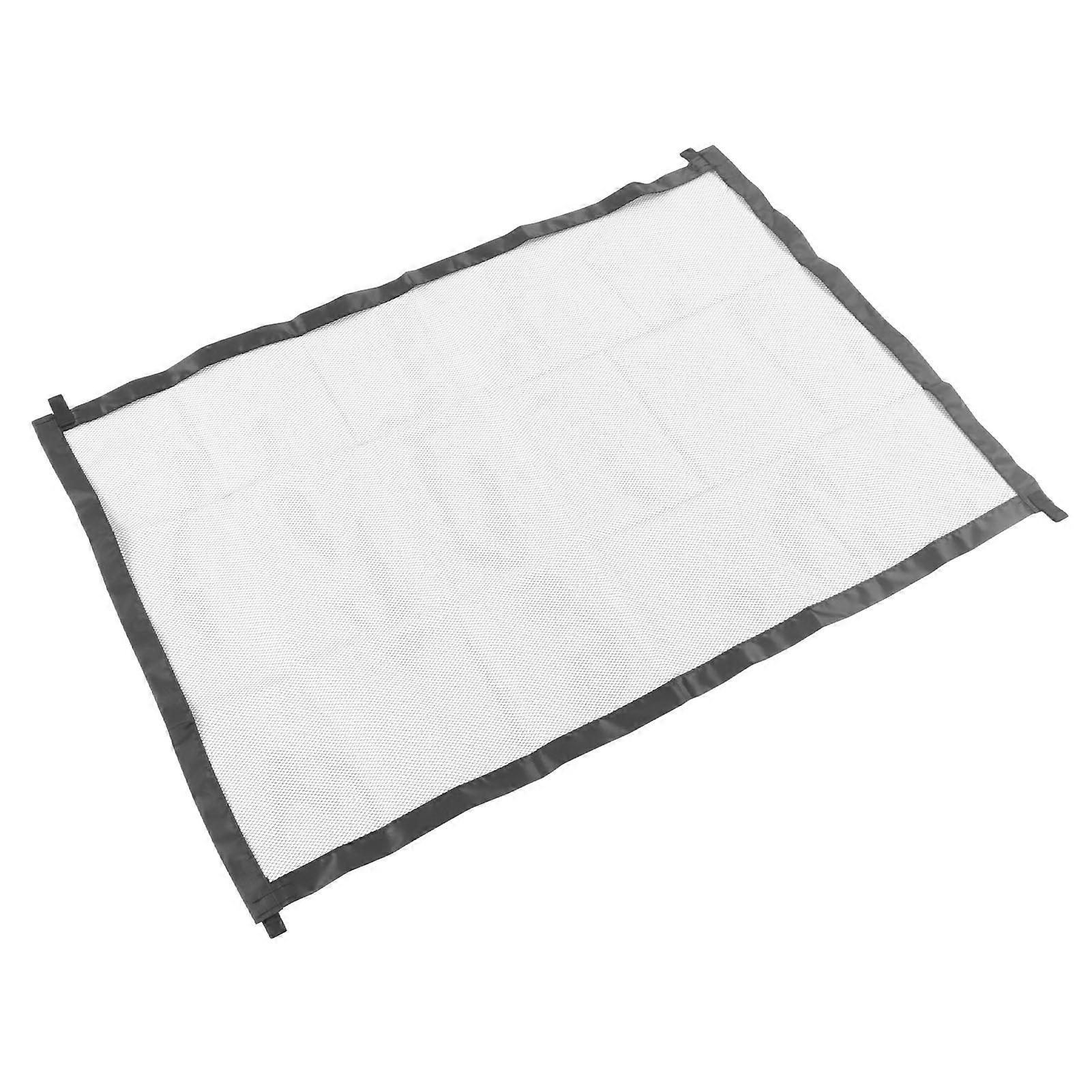 Expandable Dog Mesh Gate Folding Safe Enclosure Baby Gate with 5 Hooks compatible Doorways Stairways Type 1