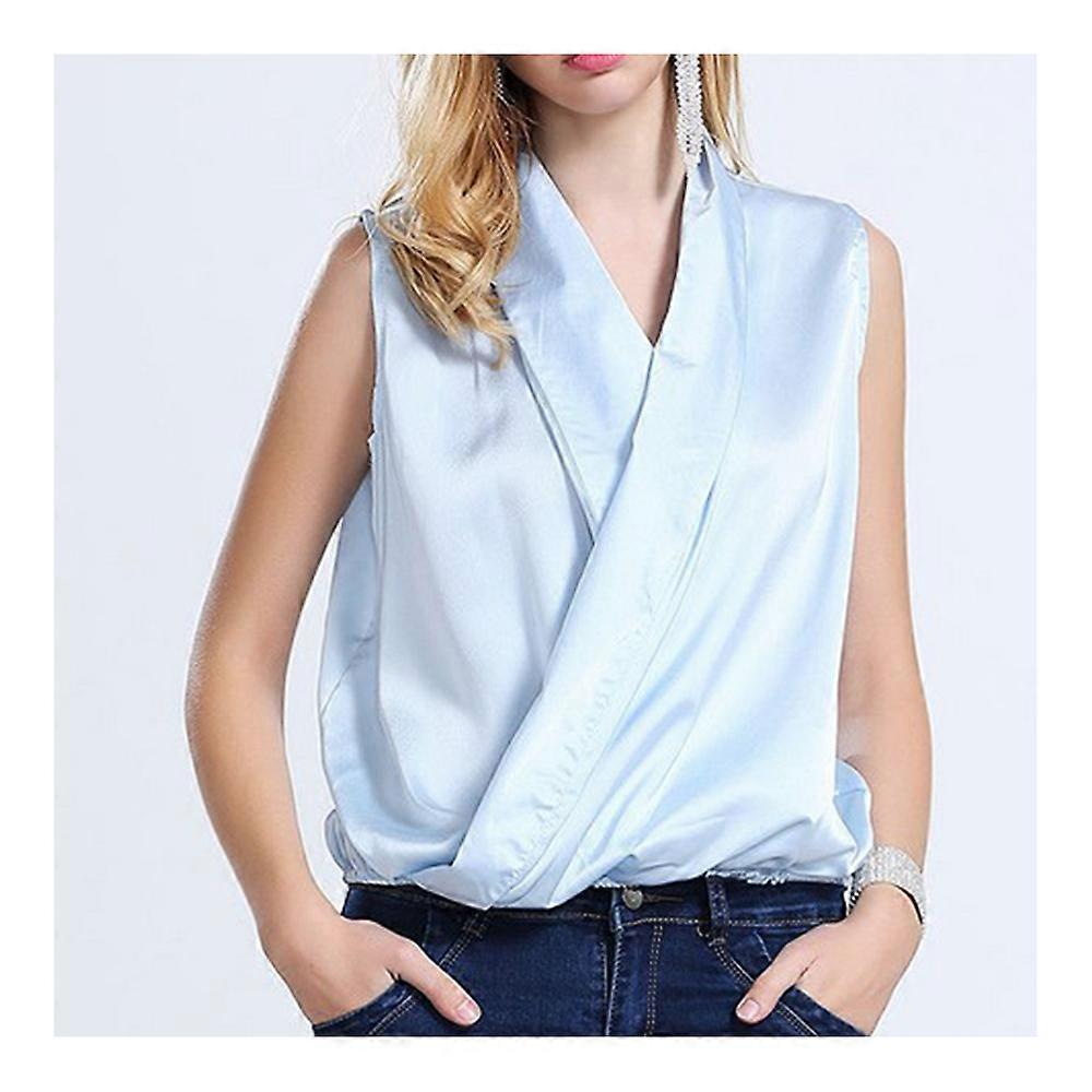 Chemise à col châle à la mode