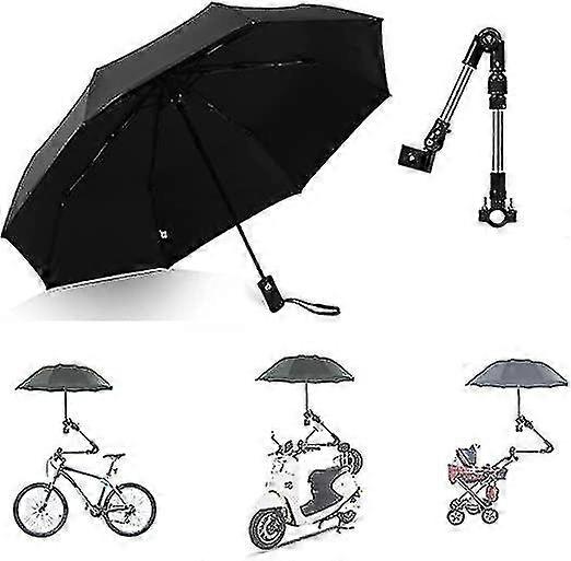 Clamp-on Chair Umbrella,with Adjustable Universal Clamp Upf 50+ For Pushchairs, Beach Chairs, Wheelchairs, Bicycles