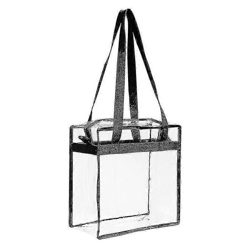 Transparent Bag-durable Pvc Plastic Transparent Bag With Adjustable Shoulder Strap Handle