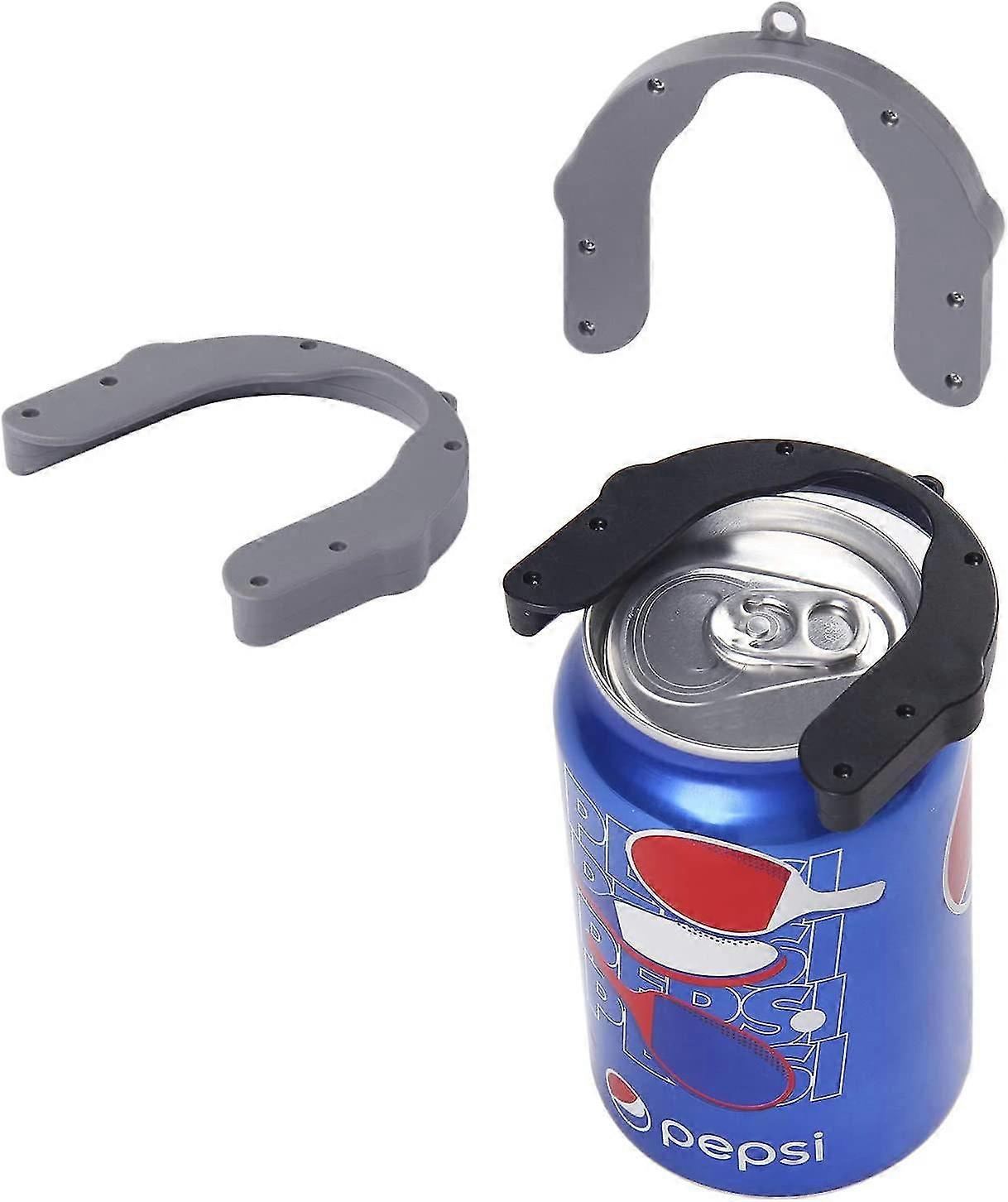 Manual Topless Can Opener,hand Held Beer Can Openers Smooth Edge-safety Easy Beer Openers For Bar Kitchen Camping Party Picnic,2pack