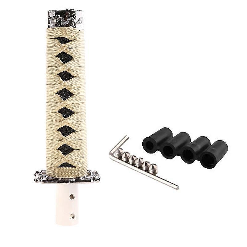 Samurai miekka auton vaihdekeppi Katana metallipainotettu urheiluvaihdekeppi 4 sovittimella