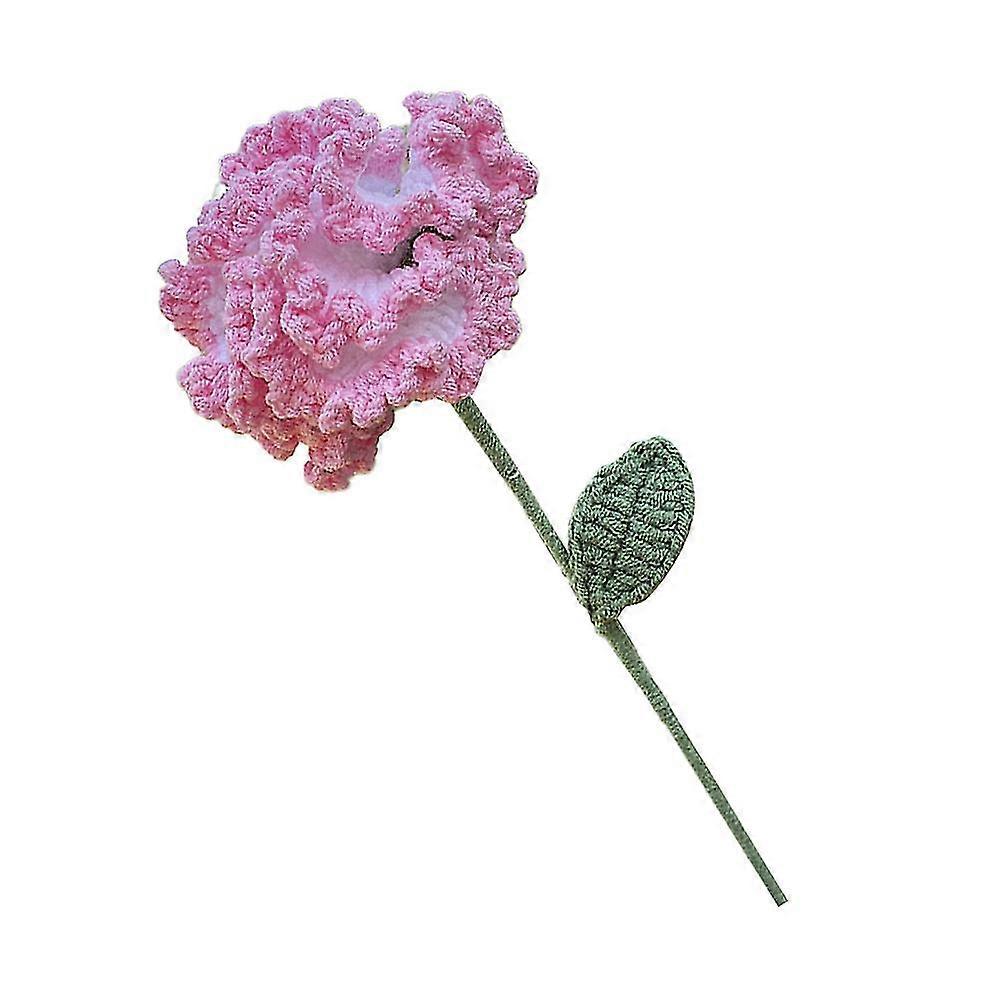 Artificial Crochet Flower Carnation For Valentines Wedding