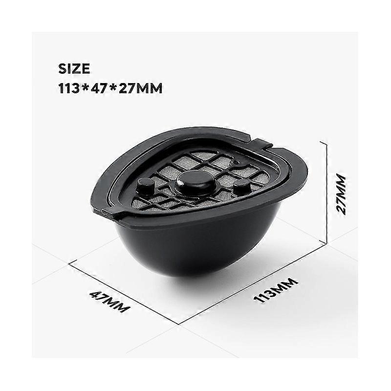 ネスレST用2In1コーヒーカプセルポッド9662.62マシン詰め替え可能なフィルターポッド交換用コーヒーカプセルとお茶-A