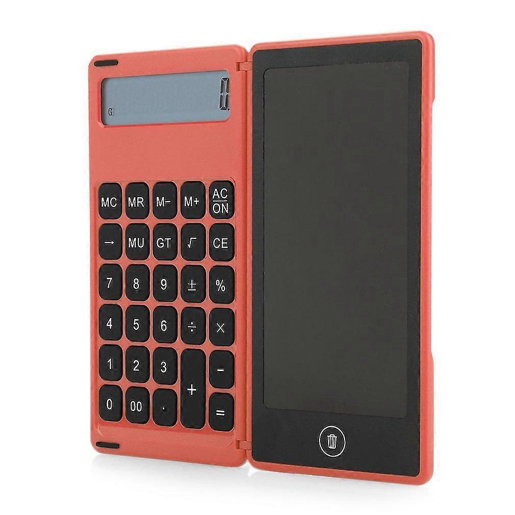 Three Generations Of Folding Calculator 6 Inch LCD Liquid Crystal 12 Digit Display Folding Ultra-thin Writing Board
