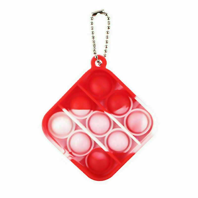 Mini Push Bubble Simple Smilehul Legetøj Stress Relief Legetøj Nøglering