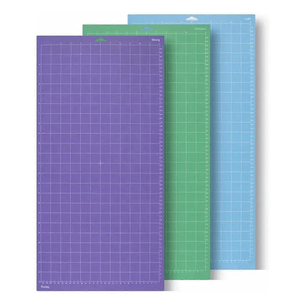 Replacement Cutting Mat Compatible for 3, Explore 3,Air 2 Cut Mat Accessories 12x24 Inch,3 Pack Mix